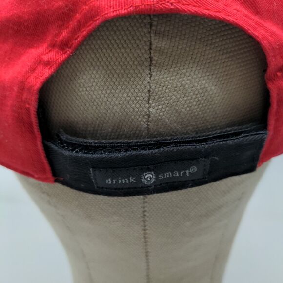 Drink Smart Mens Strapback Jim Beam Racing Hat Robby Gordon Motorsports Red OSFA - Picture 10 of 14